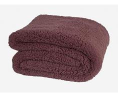 MI CASA Wohndecke für Kinder, 140 x 200 cm, Burgunderrot