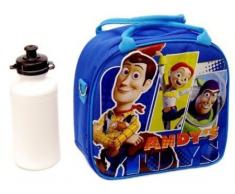SMJAITD Disney Toy Story Lunchtasche mit Schultergurt und Wasserflasche. blau