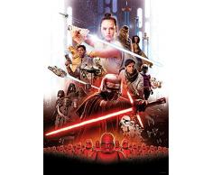 Komar Wandbild Star Wars Movie Poster Rey | Kinderzimmer, Jugendzimmer, Dekoration, Kunstdruck | ohne Rahmen | WB175-50x70 | Größe: 50 x 70 cm (Breite x Höhe)
