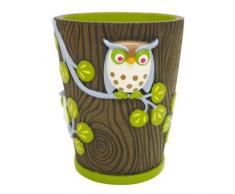 Allure Home Creations Dekofigur, Eulenmotiv, 100% Baumwolle Tumbler braun