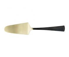 Creative Co-op Tortenheber, handgeschmiedet, Messing, Schwarz