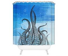 yukihome Vorhang für die Dusche für Badezimmer Dusche Vorhang Set mit Haken Badezimmer Zubehör Schimmelresistent Wasserdicht Polyester Stoff 182,9 x 182,9 cm (1) 72 x 72 inches （180CM*180CM） 2