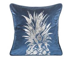 Eurofirany Kissenbezüge Kissenhüllen Couchkissenbezüge Sofakissenbezüge Dekorationskissen Doppelpack 2er Set Kopfkissenbezüge Dekokissen Sitzkissen, Dunkelbordeaux, 45X45 cm, 2