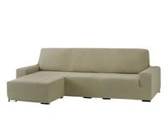Eysa Cora bielastisch Sofa überwurf Chaise Longue kurzer arm Links, frontalsicht, Farbe 11-leinen, Polyester-Baumwolle, 39 x 35 x 19 cm