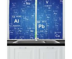 Wissenschaft Vorhänge Durch ambesonne, Chemie Grundschule Schüler Geek Nerd Unterricht Klassen Smart Kids Kunstdruck, Wohnzimmer Schlafzimmer Fenster Drapes 2 Panel Set, multicolor, Textil, Multi 5, 55 W By 39 L