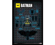 Unbekannt Trends International Wand Poster FC Barcelona Neymar JR Gerahmte Version 22.375 x 34