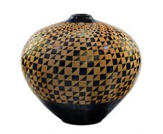 NOVICA Whirlpool bei Nacht Keramik Deko Vase