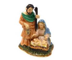 Kubla Crafts Schmuckkästchen, Motiv Krippe, emailliert, 7 cm hoch