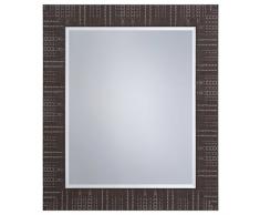 Yosemite Home Decor Wandspiegel mit brauner Textur, klein