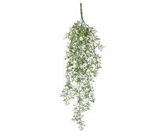 MICA Decorations Rose Haengend creme-l73cm Kunstpflanze, Plastik, Creme, 73 x 14 x 14 cm, 6-Einheiten