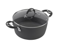 Bialetti 07552 Impact Bratpfanne 5 quart dutch oven grau