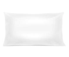 laurentmortreux Kopfkissen, 3-in-1, 45 x 70, Polyester, Weiß