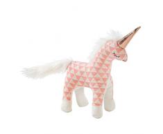 Talking Tables UNICORN-TOY-M Zubehör | Einhorn Stofftier | Super für Mädchen, Baby Party, Geschenk | Rosa und Rosengold, Multifarbe