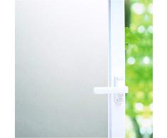Kein Kleber Sichtschutz Fensterfolie Sichtschutzfolie, Milchglas, Fenster Aufkleber | Sichtschutz | Hitze Control | Anti UV-, gebeizt Glas Statische für Home/Office, Vinyl, Latticed Frosted, 35.5*78.7inch