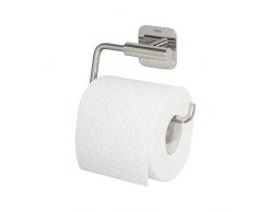 Tiger Colar Toilettenpapierhalter zum Kleben, Edelstahl poliert, mit integrierter Klebefolie zur Montage ohne bohren