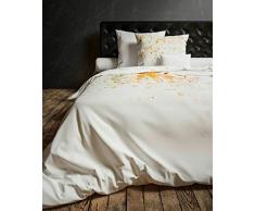 Heckett Lane Mako-Satin Wendebettwäsche Max 135x200 (80x80) Apricot White