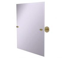 Allied Brass Frameless Rectangular Tilt Mirror with Beveled Edge Wandspiegel, Messing unlackiert