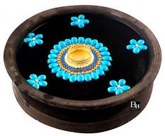 Bomaby Haat schwimmender Teelichthalter für Tisch, Wohnung, Küche, Deko, Votivkerzenhalter für Hochzeiten, Partys, Badezimmer, Kerzenständer, Deko, Votivkerzenständer, Rosa Traditionell Small rot / weiß