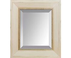 La Pastiche Constantine Spiegel, Glas, Creme und Champagner, 14.5 x 12.5