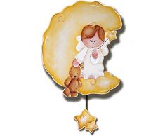 Aracne Italy Spieluhr Fantasia Carillon Engel Mond, Einheitsgröße