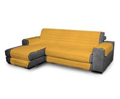 Elegant Couchüberzüge, gelb 290cm +chaiselongue, 100% Mikrofaser