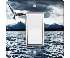 Rikki Knight Vögel auf Ocean Single Wippe Licht Teller