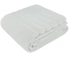 American Soft Linen 2020 100% türkische Baumwolle Badetuch-Set, Handtuch, Waschlappen Jumbo Badetücher Set Modern Jumbo Bath Towel 35x75 weiß