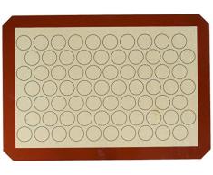 LETOOR Backmatte, Antihaftbeschichtung 16.5 inch Kaffeebraun