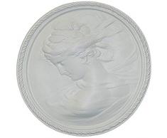 Hickory Manor House Wandpaneel, Links, Weiß