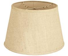 Royal Designs Lampenschirm, Glocke mit Wellenschliff, eierschalenfarben, 5 x 10 x 8.25