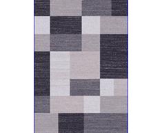 G & G Flora Carpets Modern Fashion/Gabeh Teppichläufer, Hardware Synthetik, anthrazit/dunkelgrau, 300 x 80 x 2 cm