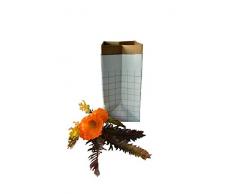 SVY Künstliche Kleidung Ansteckblume, Hut, Dekoration, Blume, Kleid, Hut, Ornament, Blumen, Blumenstrauß, künstliche Blumen, schön und hell – Orange Mohnblumen