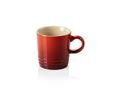 Le Creuset Espresso-Tassen, 100 ml, Steinzeug, Kirschrot