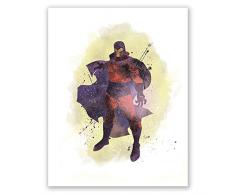 PGbureau X-Men Poster – Wasserfarben inspiriertes X-Men Filmposter – Superhelden-Druck für Kinder – Schlafzimmer Wandbild 8x10