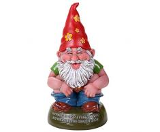 Pacific Giftware Hippie GNOME Defecating biologischem Home Grown Garten Squatter GNOME Statue 4H