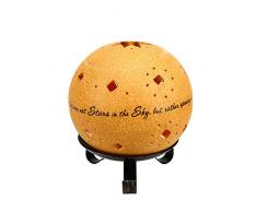 Komfort Kerzen in Memory von Pavilion Teelicht Kerze und Stehen, 6–1/2, Star durchbrochen rund