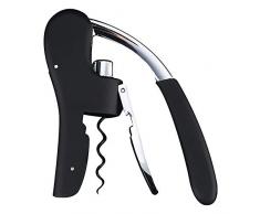 Bergner Q3268 Hebelkorkenzieher, Zinklegierung, Kollektion Schloss Wine Expert