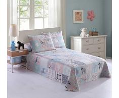 NOVOTEXTIL Bouti Kinder-Tagesdecke, Sommer- und Kinderdecke, Mehrfarbig, Siehe Details, 2