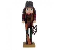 Two Kings Dekofigur Jäger, Fischer und Surfer Santa Nussknacker Medium New Hunter