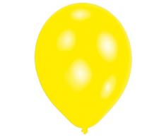 Amscan 22.8 cm 10 Luftballons, Metallic Gelb
