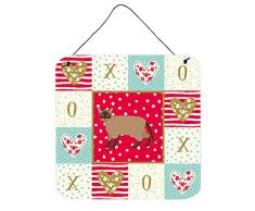 Carolines Treasures Burmesische Katzenliebe, Türaufhänger, Wanddekoration, Mehrfarbig