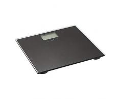 AmazonBasics Personenwaage mit BMI-Technologie, automatische An-/Aus-Funktion, Schwarz