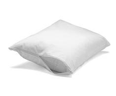 pillowtex® Feder/daunendicht, 100% Baumwolle, Soft Kopfkissen Displayschutzfolie – 3 Jahre Garantie, baumwolle, weiß, Super Standard (Jumbo)