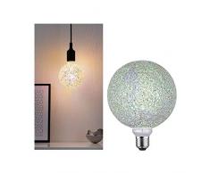 Paulmann 28745 LED Lampe Miracle Mosaic G125 Globe 5 Watt dimmbar Leuchtmittel Weiß effizientes Licht Warmweiß 2700 K E27