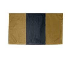 ArtVerse NFS Jacksonville Fußball Stripes Dobby Teppich, 1,8 x 1,2 m, goldfarben/Schwarz