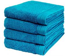 Weidemans Premium 4 Stück Handtuch-Set inkl. 4 Exklusive Handtücher 45,7 x 76,2 cm – 100% Baumwolle |Machine Waschbar Hohe Saugkraft | by Petrol