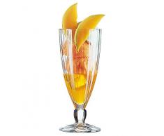 Luminarc ARC 12615 Quadro Ice Eisbecher, Eisschale, 360ml, Glas, transparent, 6 Stück