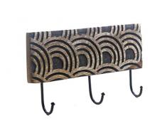 storeindya Wandhaken / Schlüsselhalter / Kleiderbügel, handgefertigt, Holz, Vintage-Design, Geschenkidee design 2