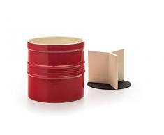 RSVP International GRY-6 Weinkühler, Marmor, Grau Übergroßer Werkzeugtopf One Size rot