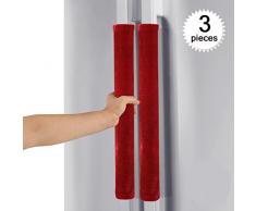Comforfeel Kühlschrank Tür Küche Appliance Griff Umfasst, Keep Your Kitchen Appliance Griff Reinigen, Set of 3 Rot